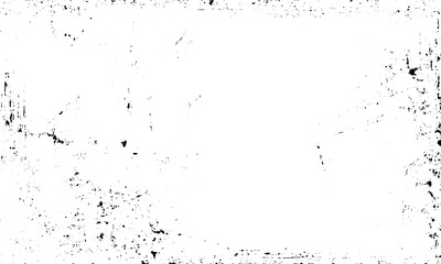 Abstract vintage frame with distressed grunge overlay, Old monochrome texture with grunge frame background