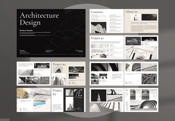 Architechure Brochure Landscape Design Template