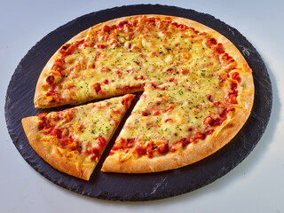 Pizza Margherita, Pizza, Topshot, Slice, Käse, Tomate, Pizza slice, 