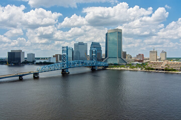 Fototapeta premium Drone photography of Jacksonville, Florida