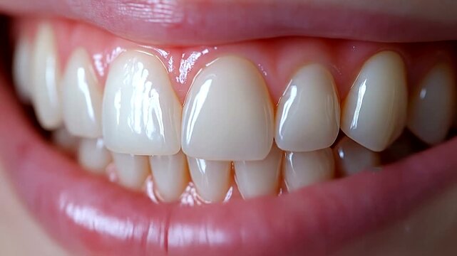 Perfectly aligned teeth with glossy gumline