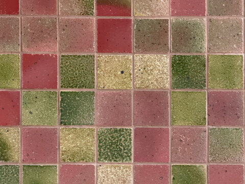 Colorful ceramic tile pattern background
