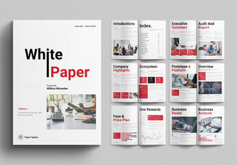 White Paper Template Design Layout