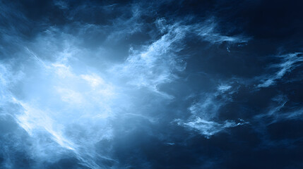 Ethereal Blue Mist Light &ndash; Soft Abstract Cloud Texture Background