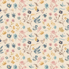 seamless pattern with flowers