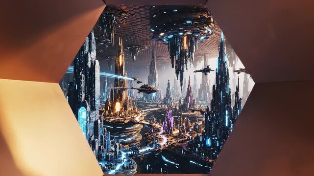 Bronze hexagonal tile grid in metallic honeycomb pattern with one raised module, creating an elegant, futuristic textured background for design, architecture, and tech projects - Powered by Adobe