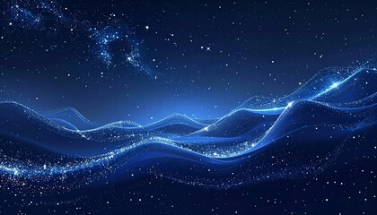 abstract background with stars