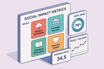 Social impact metrics dashboard: goals and data visualization insights