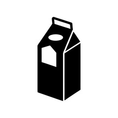 Minimal Milk Carton Icons Set – Flat Vector on White Background.