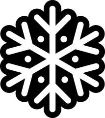 Winter snowflake silhouette and template isolated. 
Snowflake shaped gingerbread cookies silhouette vector.
Transparent background.