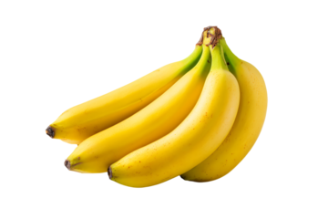 a bunch of bananas are on a white surface