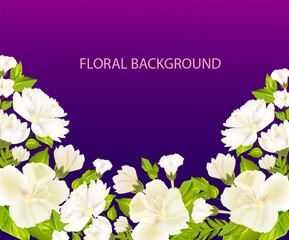 Flower background design
