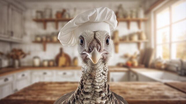 Turkey chef in kitchen