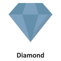 Diamond Vector Icon which can easily modify or edit