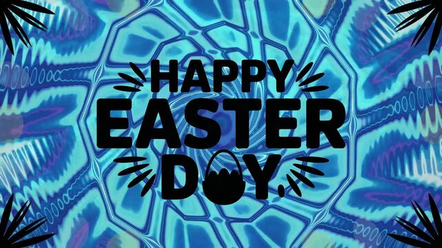 Colorful tunnel video vj loop for easter celebration with dynamic visuals and seamless motion