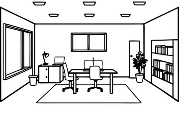 Contemporary Office Environment Background