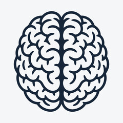 Brain Icon Illustration Design