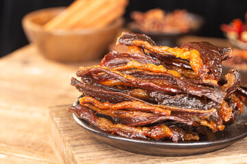 marbled beef jerky，beef jerky with fat and lean