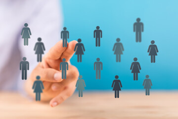 Concept of team, network, connection, and social. Symbolic of community and collaboration, ideal...