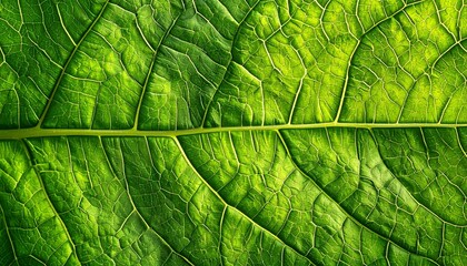 Fresh green leaf texture, leaf macro background