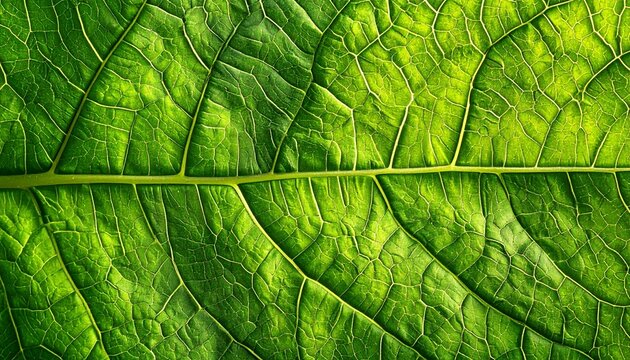 Fresh green leaf texture, leaf macro background