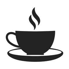 coffee cup flat vector icon
