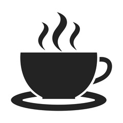 coffee cup flat vector icon