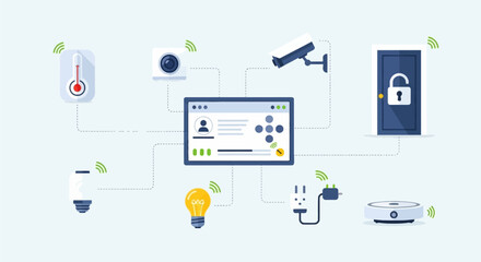 Modern infographic elements vector set for business, web, and mobile app design template with flat concept icons and symbols