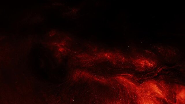 Abstract red paint . Shooting on a black background. Nice Abstract Colour Design Colorful Swirl smoke Texture Background Super slow motion HD 4k