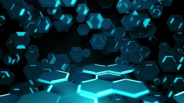 Data Digital Technology Background Loops 4k animation of an abstract high technology for presentation animation vfx effect.