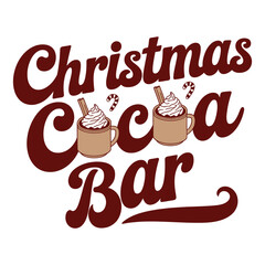 Christmas Cocoa Bar festive holiday design with mugs and candy canes.jpg