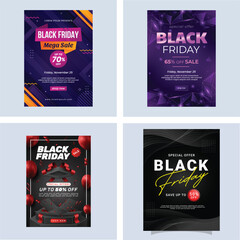 Black Friday Sale Poster Set