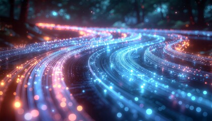 Quantum Communication Across Intelligent Digital Networks