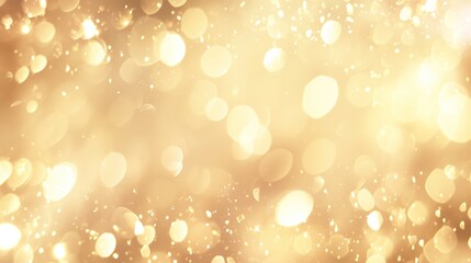 A soft golden background, adorned with twinkling bokeh lights, perfect for high-end events, celebrations, invitations, or luxury brand visuals that convey sophistication and warmth.