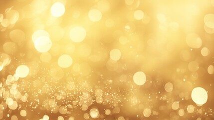A soft golden background, adorned with twinkling bokeh lights, perfect for high-end events, celebrations, invitations, or luxury brand visuals that convey sophistication and warmth.