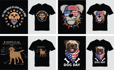 Dog Lover TShirt Design Bundle Pack