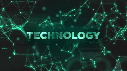 Digital technology and business concept for background,4K resolution