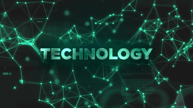 Digital technology and business concept for background,4K resolution