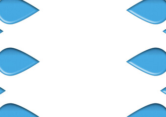 Abstract Blue Shapes Pattern Background.