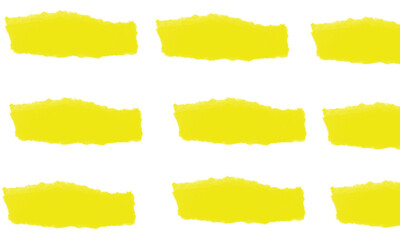 A grid of nine yellow rectangles on a black background with uneven edges and shape