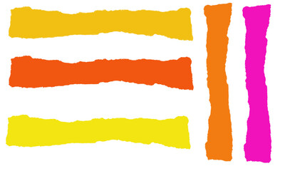 Abstract illustration featuring horizontal and vertical color blocks on black background