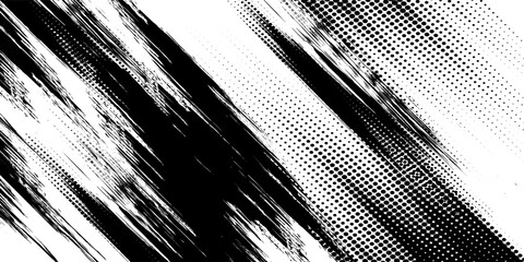 Tire tracks background for rally, drift, motocross, off-road and other auto and motorsport. Black tire marks on a white background with a worn effect and splashes of dirt. Vector isolated texture © adi mustofa