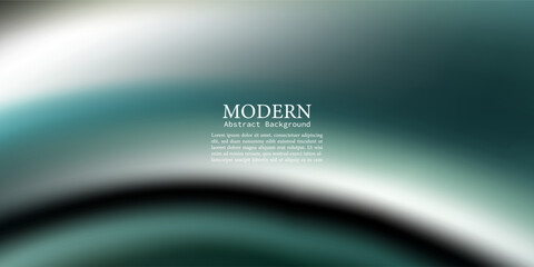 Fluid abstract background with emerald and ivory tones blending in a dynamic metallic motion. Ideal for elegant branding, wallpapers, and modern art designs.