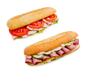 Delicious sandwiches with fresh ingredients and flavorful toppings