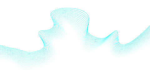 Abstract blue background with flowing wave lines, a modern vector illustration for water design wallpaper