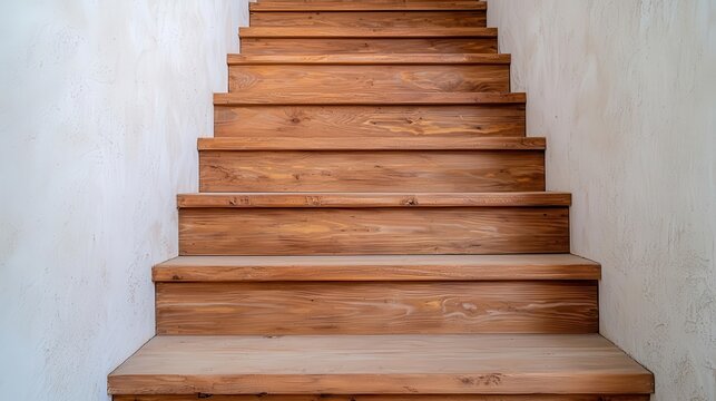 Rustic staircase design in barn with open risers and wrought iron rail