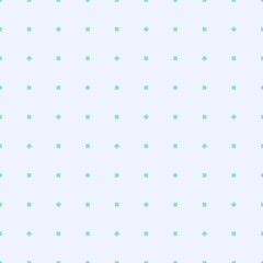 Minimal seamless pattern with mint green dots on a soft pastel background