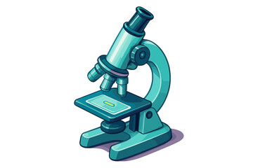 Compound microscope used as essential laboratory equipment for scientific analysis