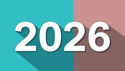 2026 Happy New Year Typography Vector Collection