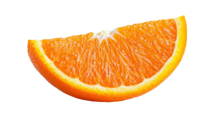 Orange Slice isolated on a transparent background fruit